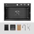 Chi tiết chậu rửa bát 1 hố Kluger KWF8161FB-S76W Plus