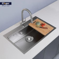 Ảnh thực tế chậu rửa bát 1 hố Kluger KW8181FS-S81