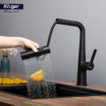 Vòi rửa bát nóng lạnh Kluger KLF0018B có dây rút
