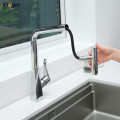 Vòi rửa bát nóng lạnh Kluger KLF0016C có dây rút