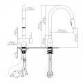 Vòi rửa bát nóng lạnh Kluger KLF0008S