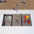 Ảnh chậu rửa bát inox 1 hố Kluger KSWB – 401FS