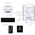 Tủ lạnh 4 cánh Inverter 540 lít Hitachi FW690PGV7X GBK