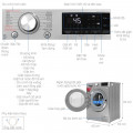 Máy giặt sấy LG giặt 9 kg – sấy 5 kg FV1409G4V