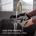 Máy pha cafe tự động Miele CM6360-Black/CleanSteelMetallic