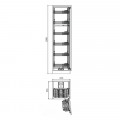Kích thước tủ đồ khô nan dẹt SUS304 cánh mở Grandx XPR.450S