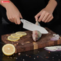 Dao thép Nhật Konox Damascus Eiko Series 7″ Deba Knife