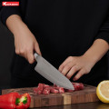 Dao đầu bếp thép Nhật Konox Damascus Eiko Series 8″ Chef Knife