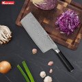 Dao thái thép Nhật Konox Damascus Eiko Series 7″ Chopper