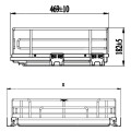 Giá xoong nồi nan oval âm tủ Eurogold EPV5075F