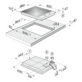 Bếp hồng ngoại Domino Miele 2 vùng nấu CS 1122 E lắp âm