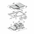 Bếp từ kết hợp hút mùi Miele 4 vùng nấu KMDA 7272 FL-A lắp âm