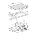 Bếp từ kết hợp hút mùi Miele 4 vùng nấu KMDA 7633 FR lắp âm