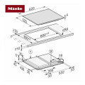 Bếp từ đa điểm Miele KM 7667 FL lắp âm