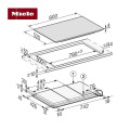 Bếp từ đa điểm Miele KM 7678 FL lắp âm