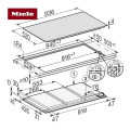 Bếp từ đa điểm Miele KM 7897 FL lắp âm