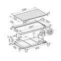 Bếp từ đa điểm Miele KM 7897-2 FL lắp âm