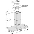 Máy hút mùi đảo Miele DA 4248-V