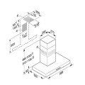 Máy hút mùi áp tường Miele PUR 98 W