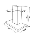 Máy hút mùi áp tường GrandX GX H70C68B