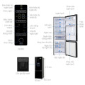 Kích thước tủ lạnh 2 cánh ngăn đá dưới Inverter 320 lít Aqua AQR-B379MA(WGB)