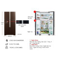 Kích thước tủ lạnh Hitachi Inverter 540 lít R-FW690PGV7X GBW