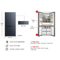 Kích thước tủ Lạnh 4 cánh Multi Doors Inverter 515 Lít Toshiba GR-RF670WI-PGV(A9)-BG
