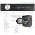 Kích thước máy giặt Samsung AI Inverter 10 kg WW10T634DLX/SV