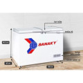 Kích thước Tủ Đông SANAKY VH285A2