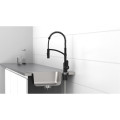 Vòi rửa bát Wasserwerk WK 3 Black with spiral spring 700556 màu đen