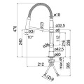 Vòi rửa bát Nobinox LEVANTE NB303