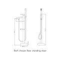 Kích thước vòi sen tắm gắn bồn EuroKing EU-61010