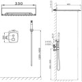 Kích thước sen Âm EUROKING EU-1451700