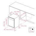 Kích thước máy rửa chén Teka DFI 46760 114270038