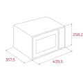 Kích thước lò vi sóng Teka MW FS20 WH 112280006