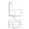 Kích thước bồn cầu một khối Hafele 588.82.438