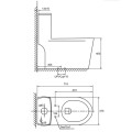 Kích thước bồn cầu một khối Hafele 588.82.439