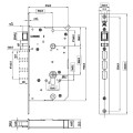 Khóa điện tử Hafele HORIZON - PP2501W 499.21.224