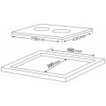 Kích thước Bếp từ 2 vùng nấu Teka IBC 7320 D 112520035