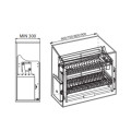 Kích thước giá bát đĩa nâng hạ nan dẹt GrandX XL.80S2