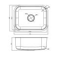 Chậu rửa bát Konox Tari 5744SM