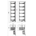 Kích thước tủ khô nan dẹt GrandX SUS304 Cánh Mở XPR.600S
