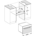 Kích thước Lò vi sóng kết hợp nướng Miele M 7244 TC OBSW