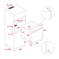 Kích thước Lò nướng Teka HLB 860 BK-SS 41560090