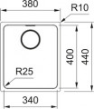 Chậu rửa chén Franke MYX 110-34 1 hố
