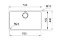 Chậu Rửa Chén Bát Franke 1 Hố MYX 110-70