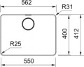 Chậu rửa chén bát Franke MYX 210-55 1 hố