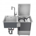 Chậu rửa kết hợp máy rửa chén FRANKE FSDW50-01BG
