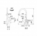 Vòi rửa chén Franke CT905C