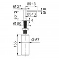 Bình đựng xà phòng Franke SD485CP Atlas Copper